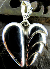 Vintage Vahe Naltchayan Diamond Heart Pendant Enhancer in 18K Gold