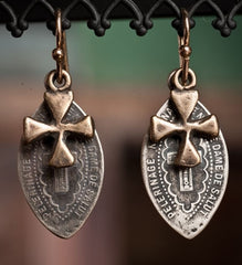 Shannon Koszyk Sterling Silver Notre Dame Earrings