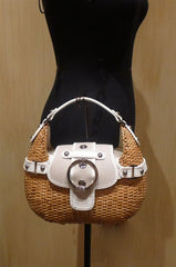 Rafe Basket Purse in White