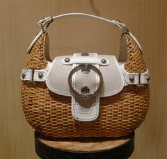 Rafe Basket Purse in White