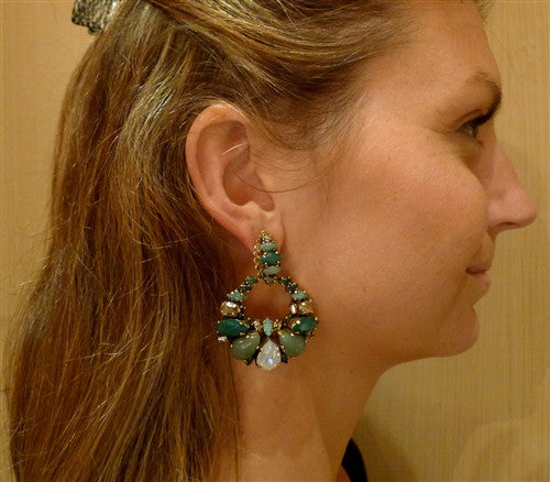 Erickson Beamon Rear Window Earrings