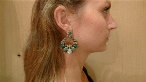 Erickson Beamon Rear Window Earrings