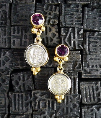 Virgins, Saints & Angels San Benito Lucia Post Earrings