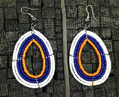 African Beaded Earrings