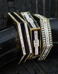 CC Skye Gold Finish "Capri" Deco Bracelet