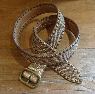 HTC Hollywood Trading Company New Arizona Belt- Gold