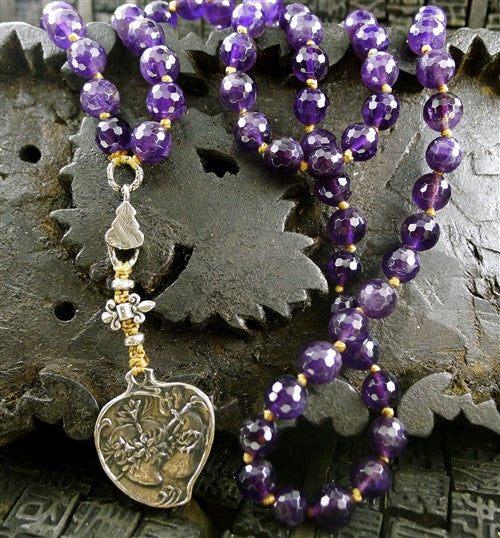 Love Heals Foxcreek Amethyst Necklace