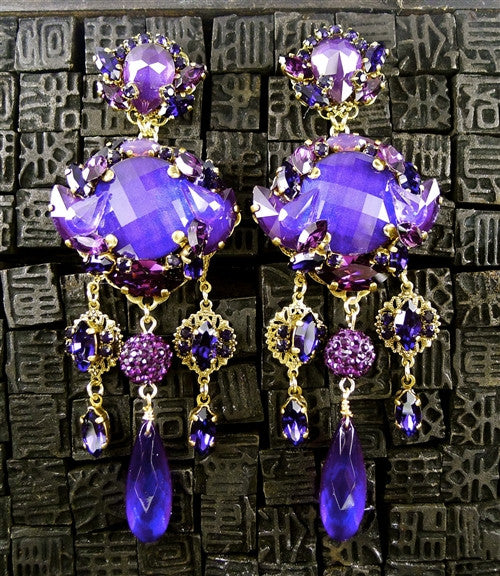 Erickson Beamon Queen's Ransom Earrings