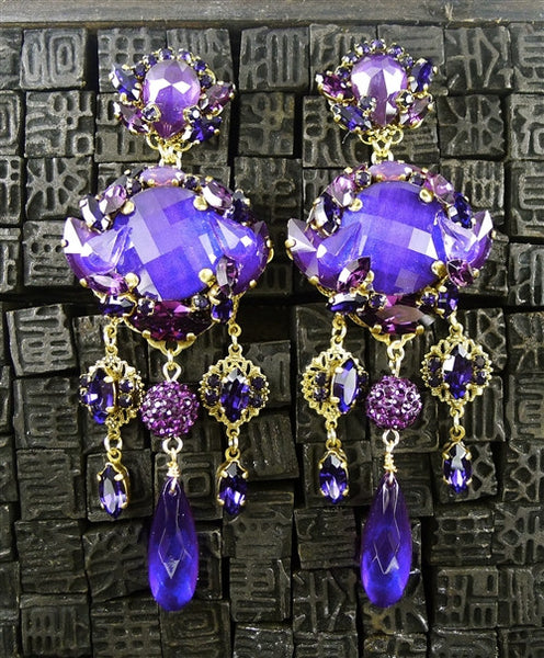 Erickson Beamon Queen's Ransom Earrings