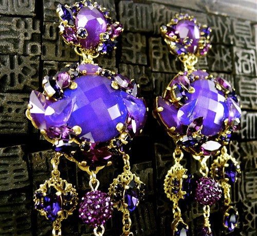 Erickson Beamon Queen's Ransom Earrings