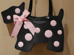 My Flat in London Poka Dot Scottie Handbag