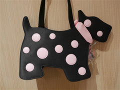 My Flat in London Poka Dot Scottie Handbag