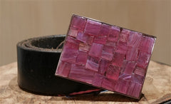 Just Reality Pink Mosaic Infusion Belt