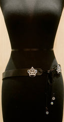 Rachel Abroms Crown Clasp Tie Belt