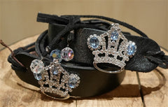 Rachel Abroms Crown Clasp Tie Belt