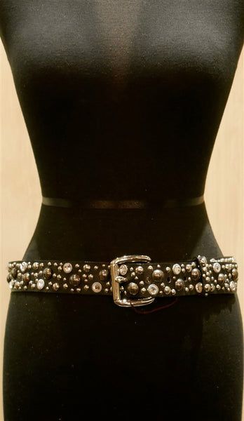 Street's Ahead Crystal Stud Belt