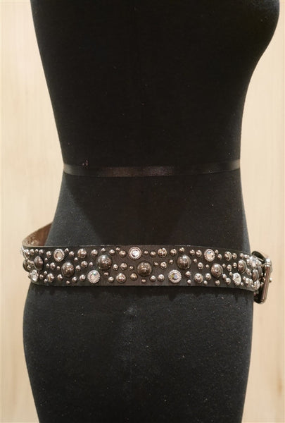 Street's Ahead Crystal Stud Belt