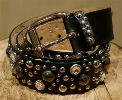 Street's Ahead Crystal Stud Belt