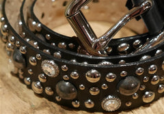 Street's Ahead Crystal Stud Belt