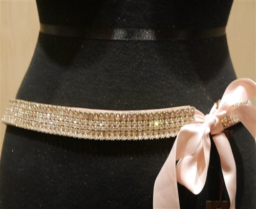 Streets Ahead Pink Crystal Belt