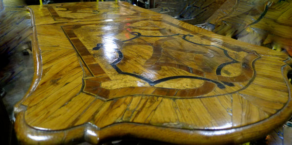 Antique 18th Century Italian Inlaid End Tables/Cocktail Table