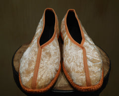 Venetian Silk Hand Painted Velvet Slippers