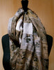 Faliero Sarti Topolino Vintage Cartoon Strip Scarf of Mickey Mouse