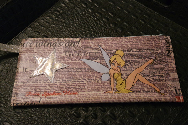 Your Sister's Moustache Tinkerbell Clutch Handbag