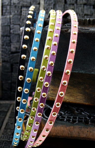 Studded Silk Headband