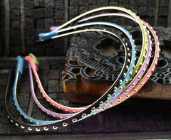 Studded Silk Headband