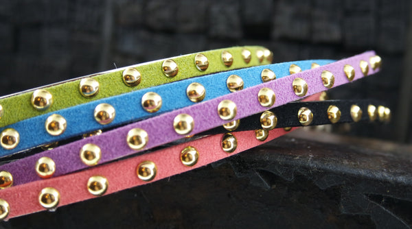 Studded Silk Headband