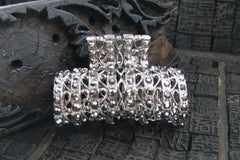 Rhinestone Filigree Hair Jaw Clasp