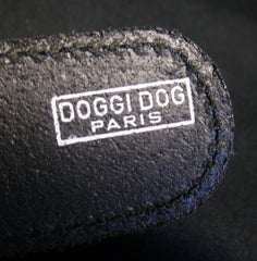 Doggie Dog "Hug Me I'm Famous" Leather Dog Collar