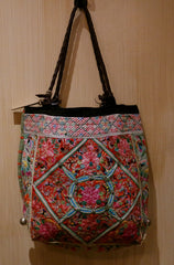 J.P. and Mattie Yabo Tribal Fabric Shoulderbag - One of a Kind