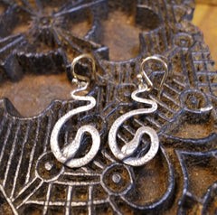 Shannon Koszyk Sterling Serpent Earrings