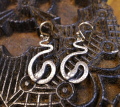 Shannon Koszyk Sterling Serpent Earrings