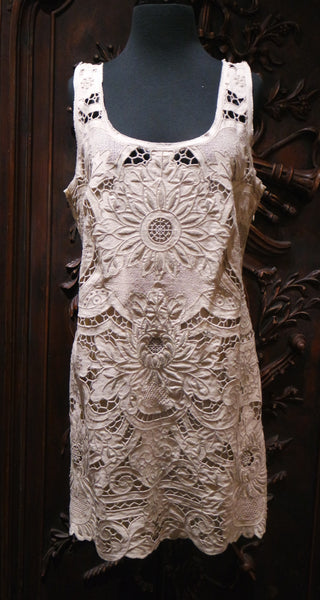 Vivienne Tam Lace Shift/Tank Dress