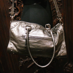 Be & D Metallic Studded Shoulderbag