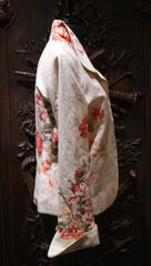 Quadrille Custom Silk Jacket with Dutch Tulip Design